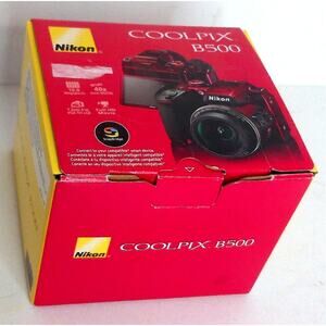 Nikon CoolPix B500 Red Camera Parts or Repair READ AS IS